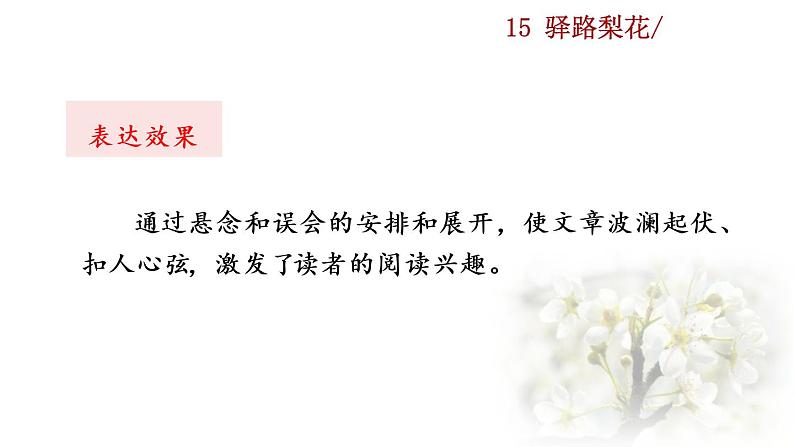 15 《驿路梨花》探究积累课件第5页