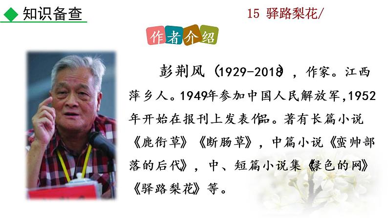 15 《驿路梨花》教学课件第5页