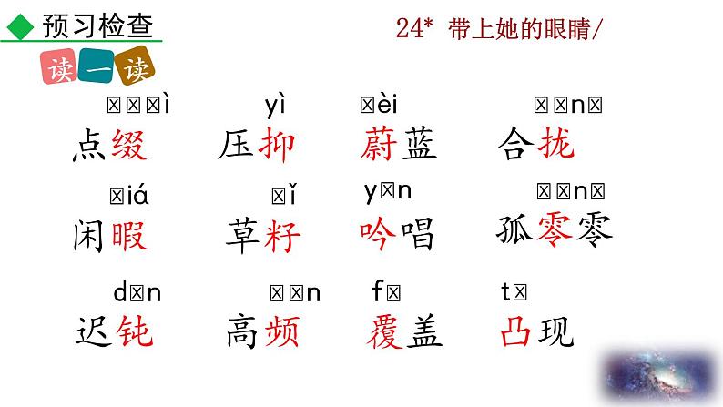24《带上她的眼睛》教学课件第7页