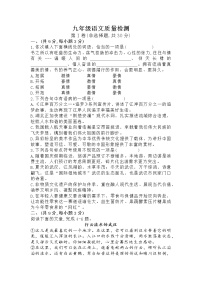 湖北省武汉市江岸区2022-2023学年九年级上学期期中语文试题（含答案）