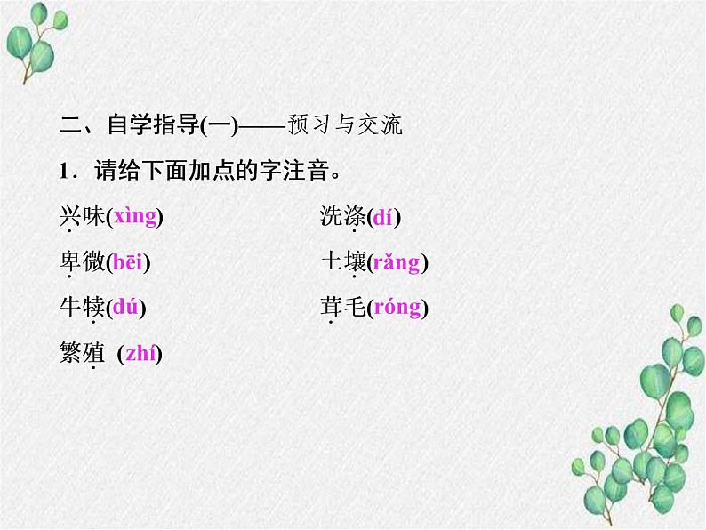 部编语文八年级上学期16《散文两篇》教案+课件+朗读+作业04