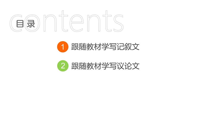 中考语文复习专题一跟随教材学写作课时教学课件第2页