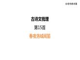 中考语文复习古诗文梳理第15首春夜洛城闻笛课后练课件