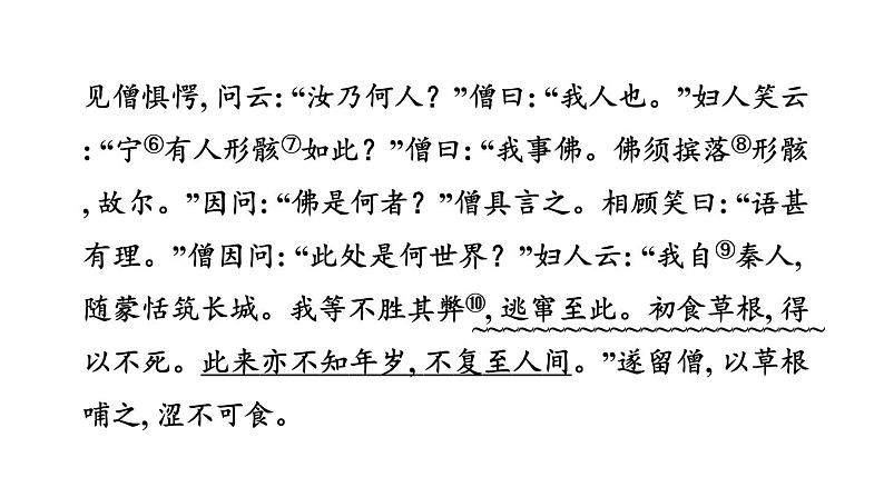 中考语文复习文言文训练22.桃花源记课件第4页