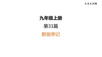 中考语文复习文言文训练31.醉翁亭记课件