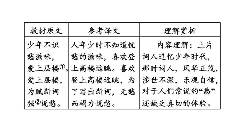 中考语文复习古诗词曲第68首丑奴儿·书博山道中壁课时教学课件第5页