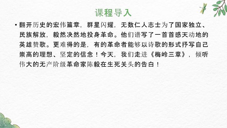 第2课《梅岭三章》-2022-2023学年九年级语文下册同步精讲课件第3页