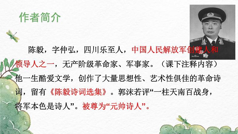 第2课《梅岭三章》-2022-2023学年九年级语文下册同步精讲课件第5页