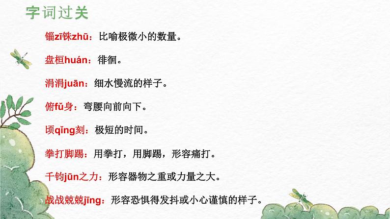 第7课《溜索》-2022-2023学年九年级语文下册同步精讲课件04