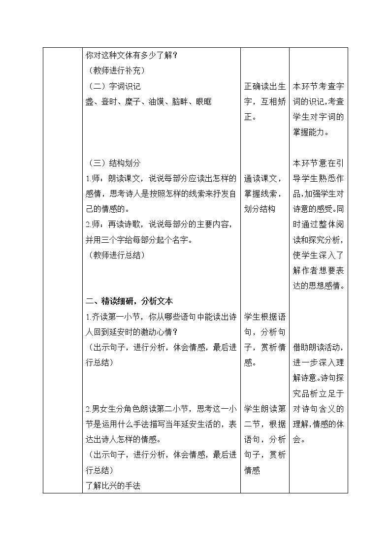 2《回延安》第一课时课件PPT+教案+同步练习02