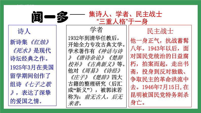 2 《说和做——记闻一多先生的言行片段》 第1课时课件+教案+导学案+素材05