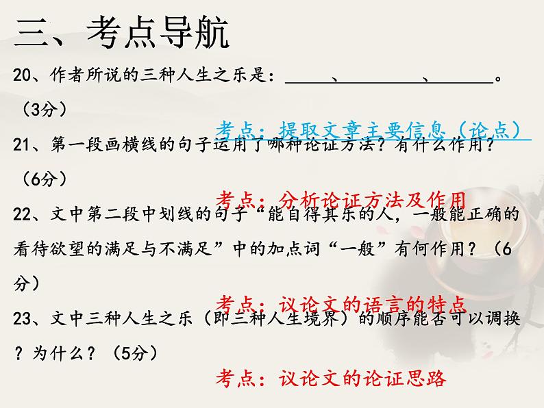 议论文阅读专项复习之论点   课件  2023年中考语文一轮复习第3页