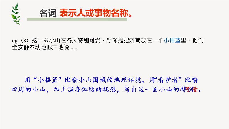 词类及句子成分分析    课件  2023年中考语文一轮复习06