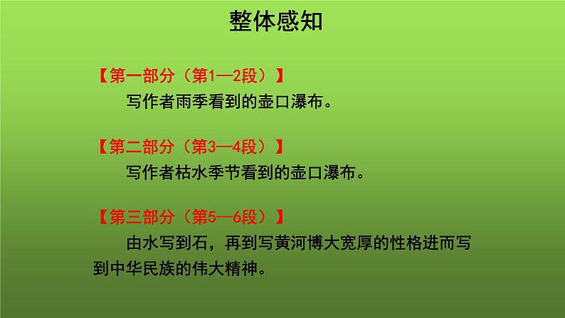 《壶口瀑布》教学课件第6页