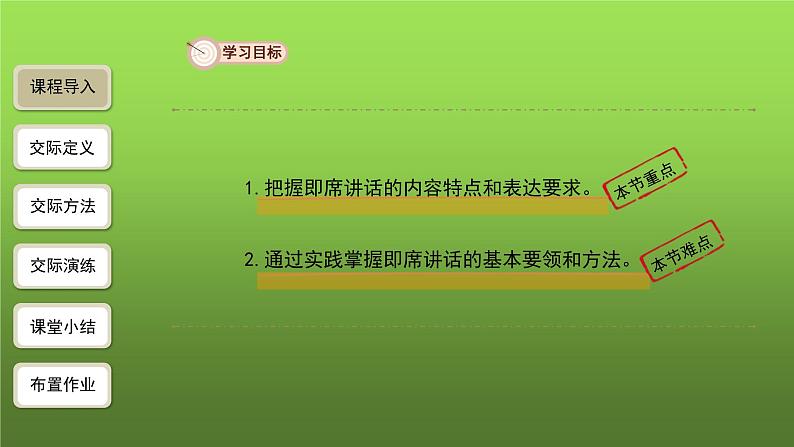《口语交际 即席讲话》课件03