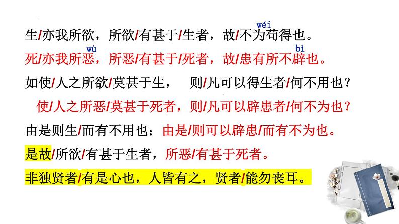 第9课《鱼我所欲也》课件07