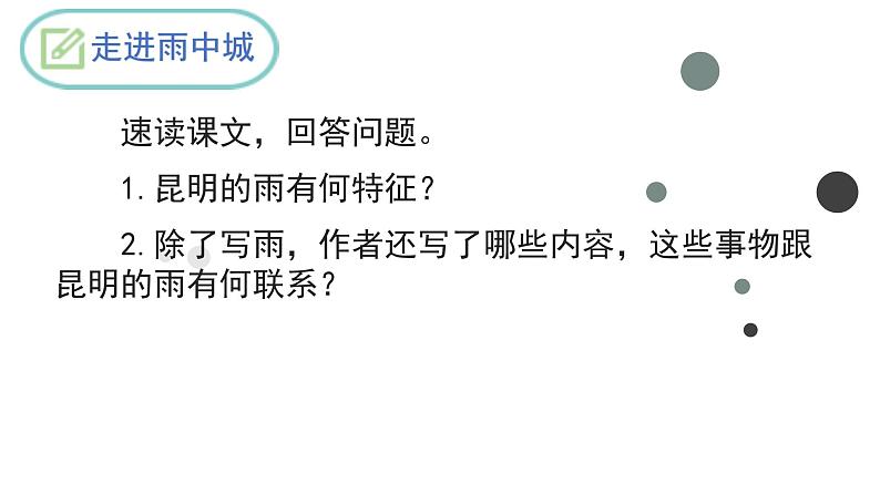 昆明的雨 课件第6页