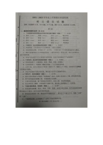 山东省淄博市临淄区2022-2023学年八年级（五四学制）上学期期中考试语文试题