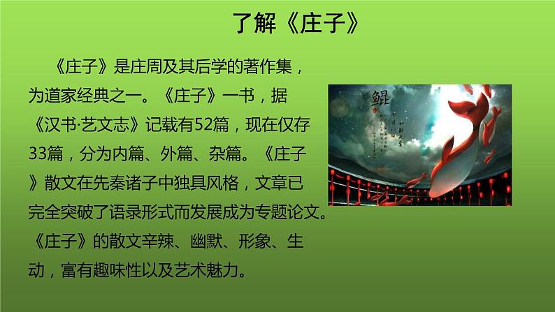 人教部编版八年级下册《北冥有鱼》课件第5页