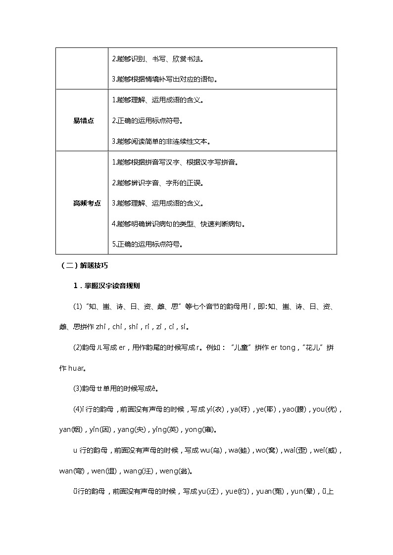 备战2023年中考语文一轮复习全面练（全国通用）-第1讲  字音与字形（附答案解析）03