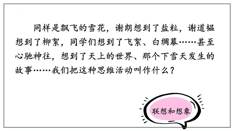 人教部编版语文七年级上册 第六单元 写作 发挥联想和想象 课件第4页