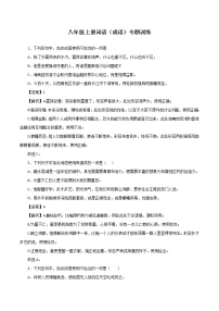 02八年级上册词语（成语）专题训练－2022-2023学年八年级语文上册知识梳理与能力训练