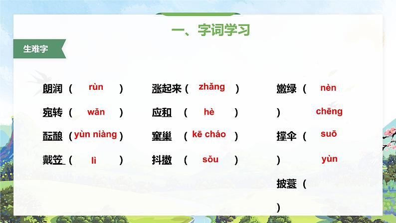 《春》朱自清+课件+教案+音频04