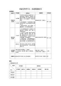 初中语文人教部编版八年级下册第三单元综合性学习 古诗苑漫步教案