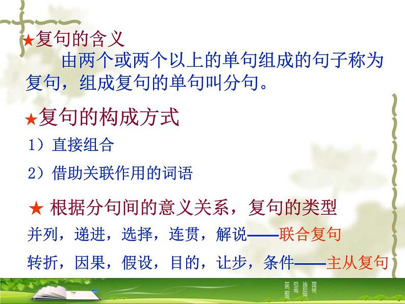 2023年中考语文二轮复习《复句的判断方法指导》课件04