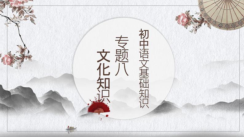 2023年中考语文专题复习-文化知识课件第1页