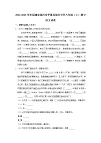 福建省福州市平潭县城关中学2022-2023学年八年级上学期期中考试语文试卷(含答案)