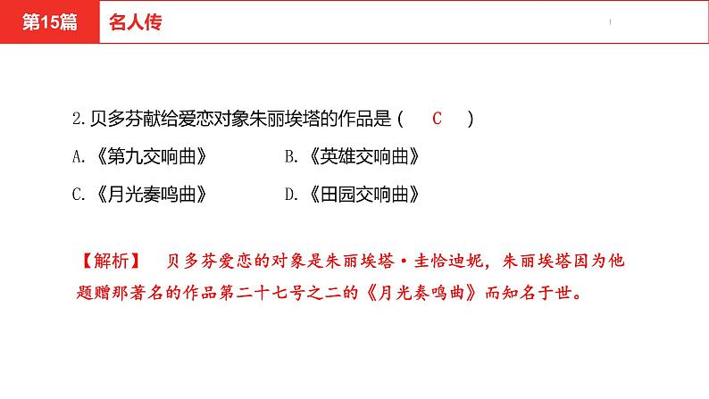 中考总复习语文名著练习第15篇  名人传课件03