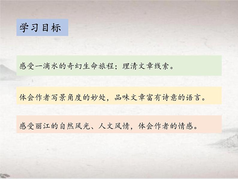 第五单元 20 一滴水经过丽江 （教学课件）-初中语文人教统编版八年级下册第2页