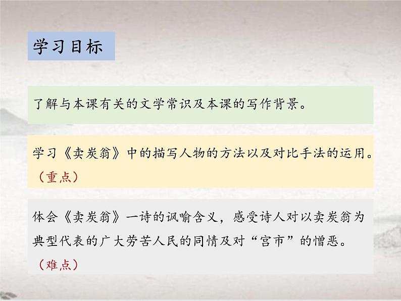 第六单元 24.3 卖炭翁 （教学课件)-初中语文人教统编版八年级下册第2页