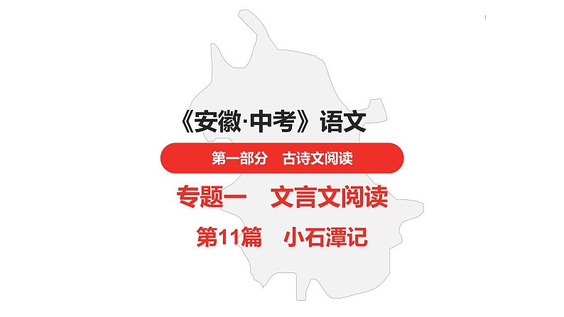 中考总复习语文古诗文阅读专题-文言文阅读11.小石潭记课件第1页
