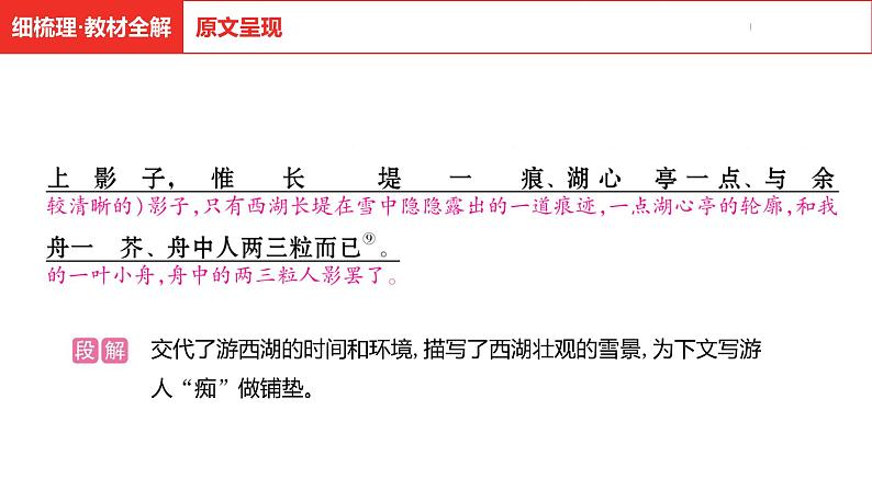 中考总复习语文古诗文阅读专题-文言文阅读17.湖心亭看雪课件第7页