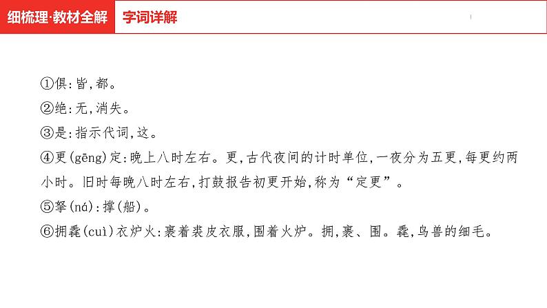 中考总复习语文古诗文阅读专题-文言文阅读17.湖心亭看雪课件第8页