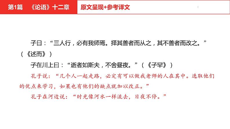 中考总复习语文（河北）古诗文专题一文言文阅读-课内阅读第1篇  《论语》十二章课件第8页