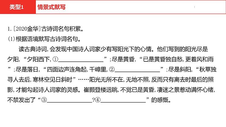 中考总复习语文（河北）积累与运用全国视野新考法拓展训练课件02