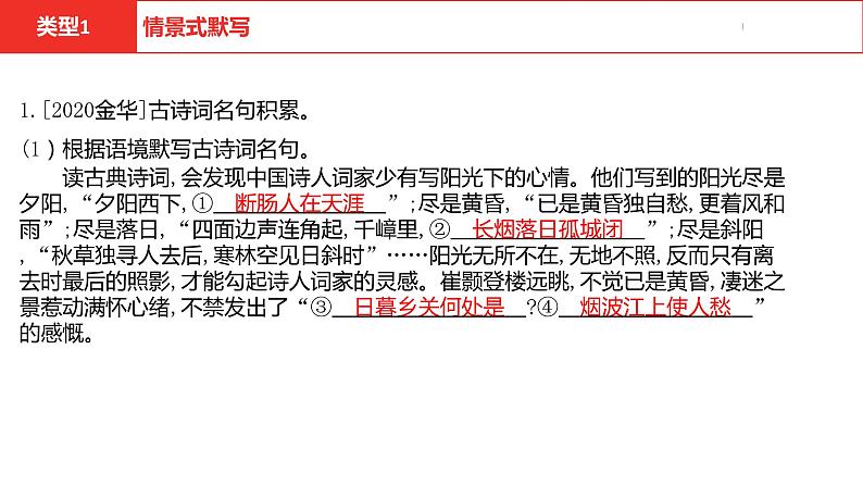 中考总复习语文（河北）积累与运用全国视野新考法拓展训练课件03