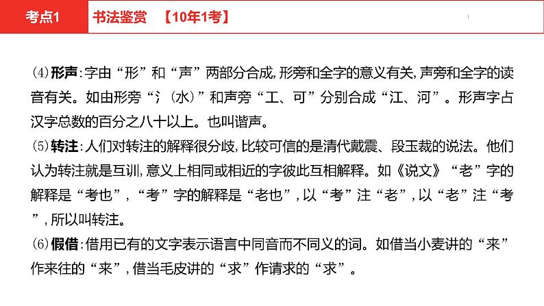 中考总复习语文（河北）积累与运用专题七  书法鉴赏及汉字书写课件第6页