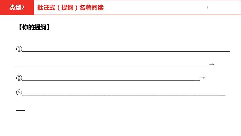 中考总复习语文（河北）阅读专题五名著阅读全国视野新考法拓展训练课件第6页
