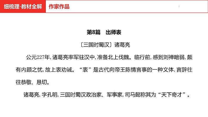 中考总复习语文（河南）古诗文专题一文言文默写与阅读8.出师表课件第4页