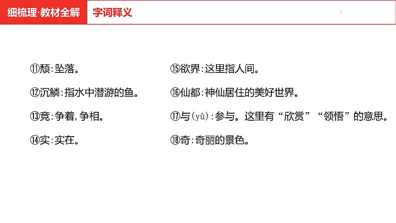 中考总复习语文（河南）古诗文专题一文言文默写与阅读14.答谢中书书课件08