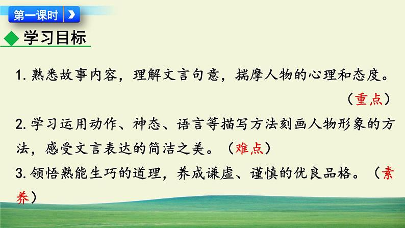 部编语文七年级下册第三单元 13 卖油翁课件+一课一练+说课稿+探究积累课件05