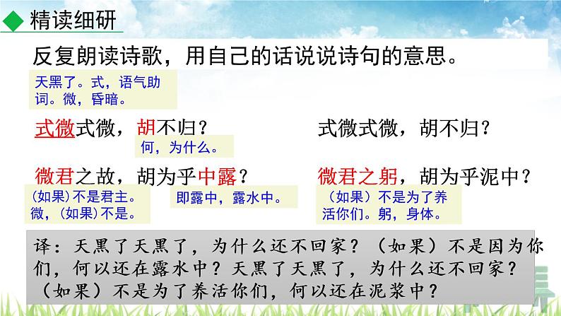 新人教部编版语文八年级下册《第三单元课外古诗词诵读》课件第7页