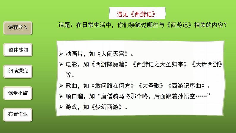 名著导读《西游记》第1课时创新课件第2页
