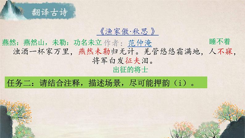 第12课《词四首——渔家傲 秋思》课件08