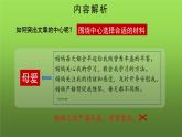 【读写策略】《如何突出中心》课件PPT