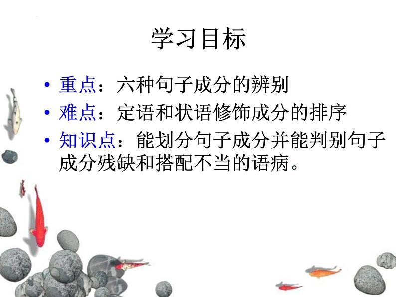 中考语文一轮专题复习：句子成分分析课件PPT第2页